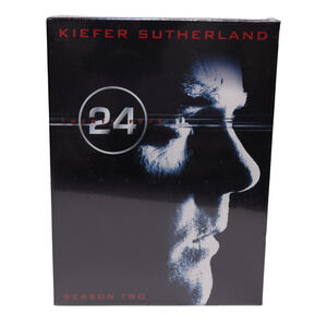 24 Kiefer Sutherland Season 2 Seven Disc DVD Set - Widescreen - Sealed